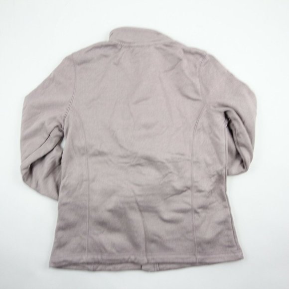 Crivit Mens Full Zip Jacket Gray Heather Warm Training Mock Neck Size Small - Picture 9 of 9